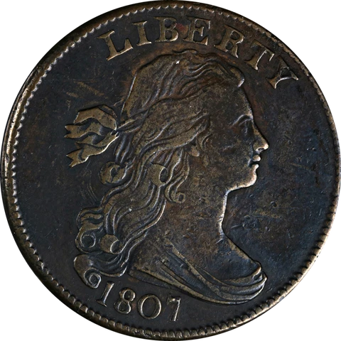 1807 Large Cent 'Comet Variety' Nice VF/XF S.271 R.1 Nice Eye Appeal Cover