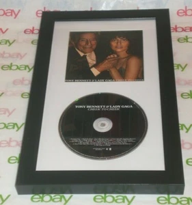 TONY BENNETT SIGNED & FRAMED CHEEK TO CHEEK CD DISPLAY AUTOGRAPH COA LADY GAGA - Picture 1 of 5