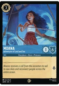 Disney Lorcana TCG Moana 26/P2 Promo Card NEW In Bag Now BUY ONE GET ONE FREE ! - Picture 1 of 3