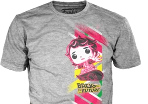 Funko Pop Tee T-Shirt Back to the Future - Marty McFly Hoverboard - Size Large - Picture 1 of 4