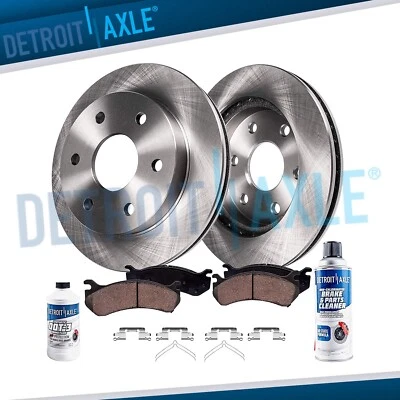 Front Disc Rotors Brake Pads Kit for 2005 - 2019 Nissan Frontier Suzuki Equator - Image 1 of 4
