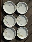 Set of 6 K & A Franconia Meadow Flowers 10.5” Dinner Plates