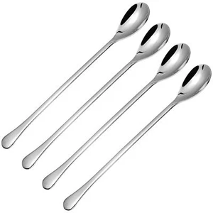 Coffee Spoon4 Pcs Long Coffee Spoons for Coffee Bar8-Inch Long Handle Iced Te... - Picture 1 of 6