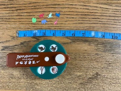 Paper Adventures PunchWheel 6 Shape Giraffe Camel Elephant MonkeyPeacockKangaroo - Image 1 of 4