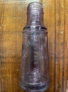 E.R. DURKEE & CO. NY Aderezo para Ensaladas Botella Púrpura Patente 17 de Abril 1877 (Bañera 63) - Imagen 1 de 10