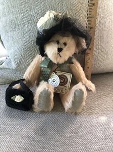 Cecelia T Bearington rare 2002 Boyds Bears 9" Mohair Bear 590056 WUNDERSCHÖN! - Bild 1 von 7