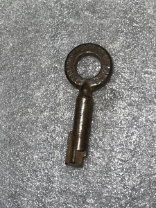 Vintage French Hotel Key " PROGRES FONTAINE BTE PARIS " Vtg Antique - Picture 1 of 6