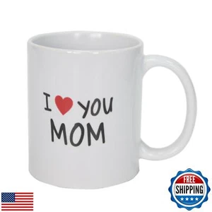 KRLWO Coffee Mug for Mother, I Love You Mom 11oz Ceramic Cup Funny and Novelt - Picture 1 of 5