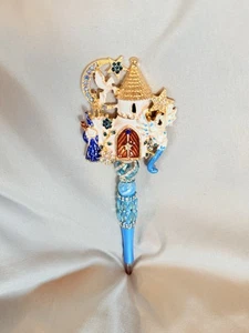 Beaded pen! Custom Gifts! Basket Fillers! Collect! Fairytale Castle! Journal! - Picture 1 of 2