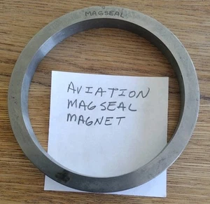 Aviation Spare Parts MAGSEAL - SEAL 5x5 Inches Magnetic 🧲 Pre Owned Mag Seal - Foto 1 di 10