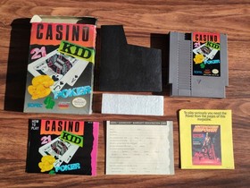 Casino Kid (Nintendo Entertainment System NES, 1989) CIB Complete In Box TESTED