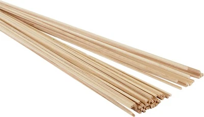 3/32" x 3/32" x 24" Basswood Strips (30) - Image 1 of 4