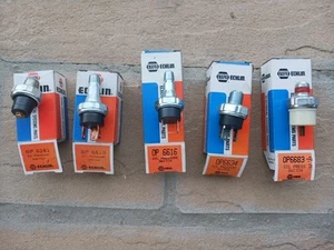 NAPA Echlin NSA Lot 5 OP6610, 6281, 6616, 6634, 6683 Oil Pressure Gauge Switches - Picture 1 of 16