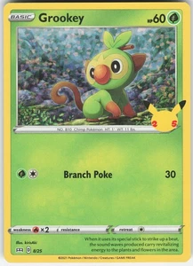 Grookey - 8/25 Promo McDonald's 25th Anniversary Promos 008/025 LP-NM - Picture 1 of 2