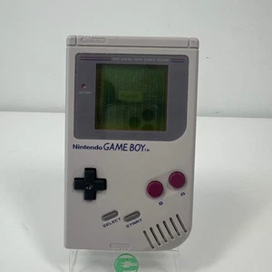 Nintendo Game Boy Handheld-Spielkonsole nur DMG-01 grau leichtes LCD linke Seite - Bild 1 von 9