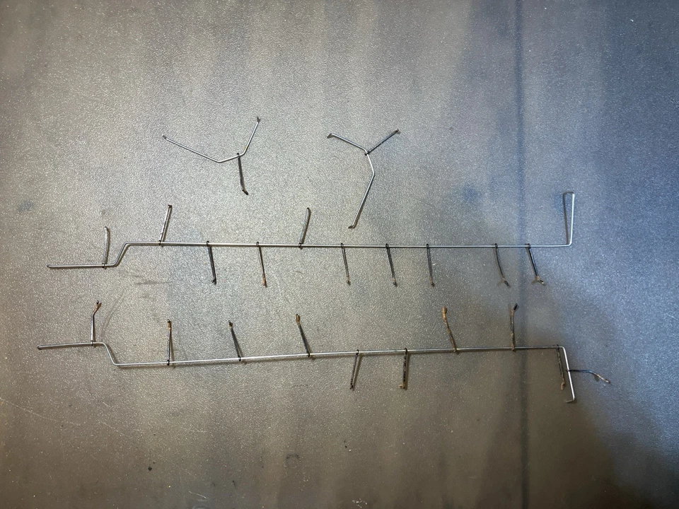 TYCO Mantua HO Alco Century 430 Metal Handrail Sides Corners Stanchions Parts - Image 1 of 1