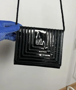 Bolso clutch Fendi vintage de cuero negro - Imagen 1 de 24