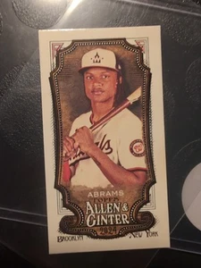 CJ Abrams 2024 Topps Allen & Ginter Mini Card #1/1 One Of One - Picture 1 of 11
