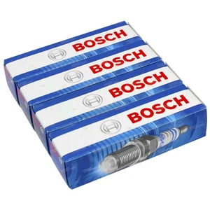 Bosch Spark Plug 4cyl Set for Honda Jazz GD 1.5L L15A1 2002~2008 1497cc Engine - Picture 1 of 1