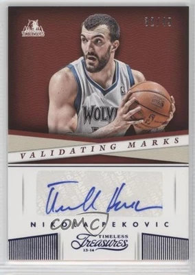 2013 Panini Timeless Treasures Validating Marks Sapphire /49 Nikola Pekovic Auto - Image 1 of 2