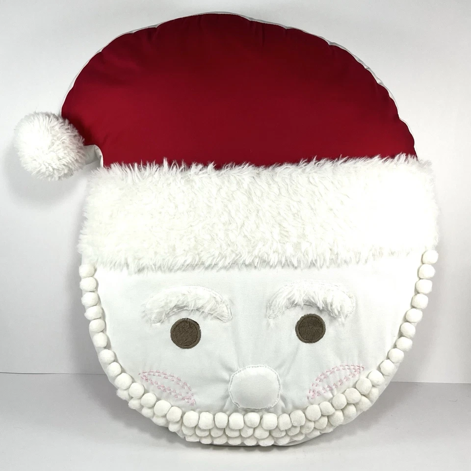 "Almohada Pottery Barn Kids Navidad Santa Holiday 16"" X 16"" (2016)" Foto 1 de 4