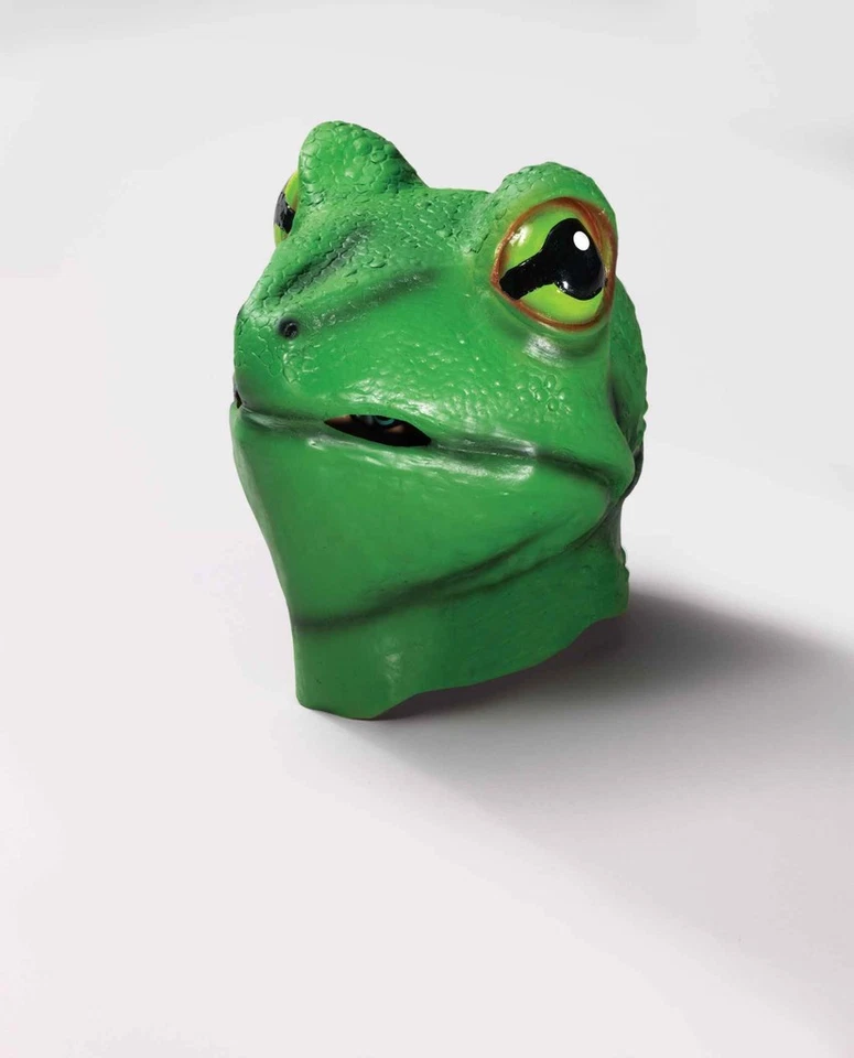 DELUXE LATEX FROG ADULT LATEX OVERHEAD ANIMAL MASK FUN@HALLOWEEN - FUN ANYTIME ! - Image 1 of 1
