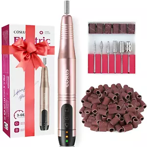 Portable Cordless Nail Drill Kit for Manicure Pedicure, Rechargeable, Lightweigh - Picture 1 of 12