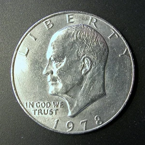1978 Eisenhower Dollar - EXTRAFEIN - FAST AU - Bild 1 von 2