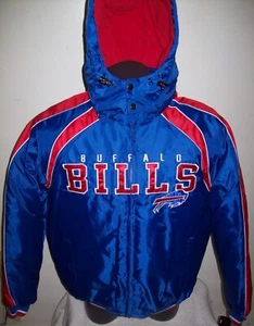 BUFFALO BILLS Winterjacke Parka Fleecefutter BLAU & ROT MEDIUM - Bild 1 von 13