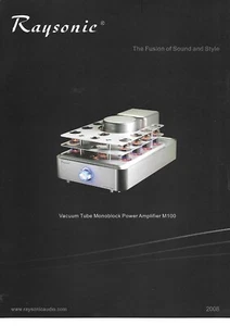 Audio Brochure - Raysonic M100 Amplifier et al Product Line Overview 2008 (CE74) - Bild 1 von 1
