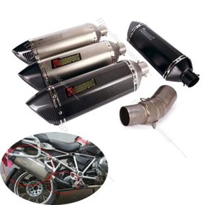 For BMW R1250RS/RT/R/GS ADV 2019-2025 Exhaust Pipe Motorcycle Mid 51mm Mufflers - Picture 1 of 9