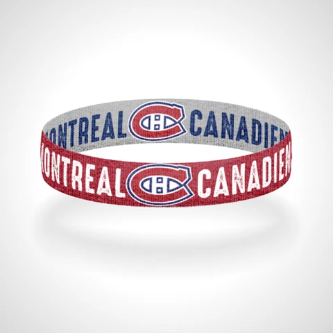 Reversible Montreal Canadiens Bracelet Wristband Go Habs Cover