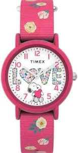 Timex X Peanuts Love TW2W83200 Weekender Watch - Picture 1 of 4
