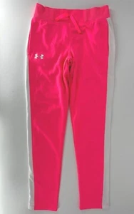 Under Armour Girls Armour Fleece Sweat Pants 1356489 Pink Size Large - Picture 1 of 7