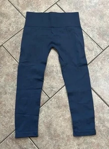 Nux Grey/Blue Medium Compression Leggings Womens - Picture 1 of 14