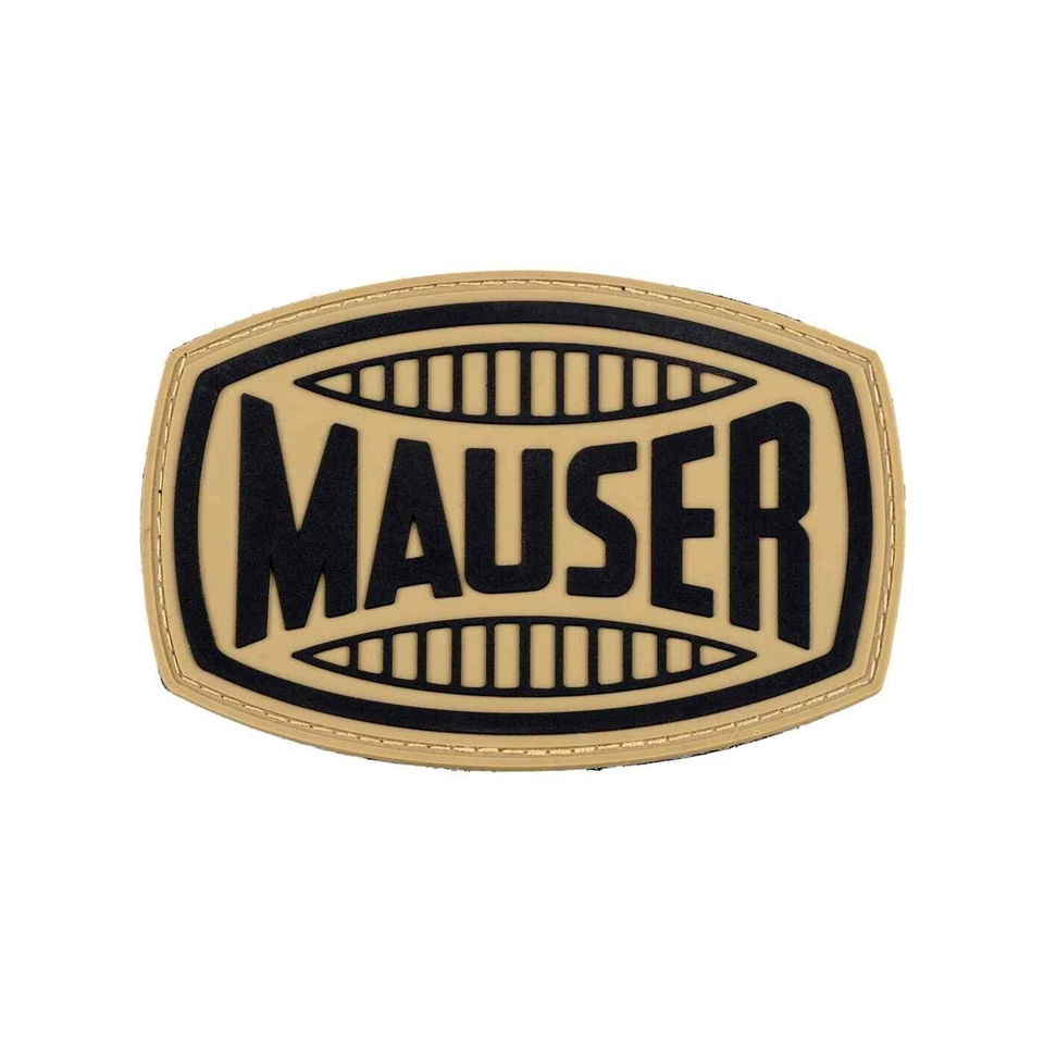 Mauser Patch Logo mit Klettverschluss - Tactical Patch - Jagdgeschenk