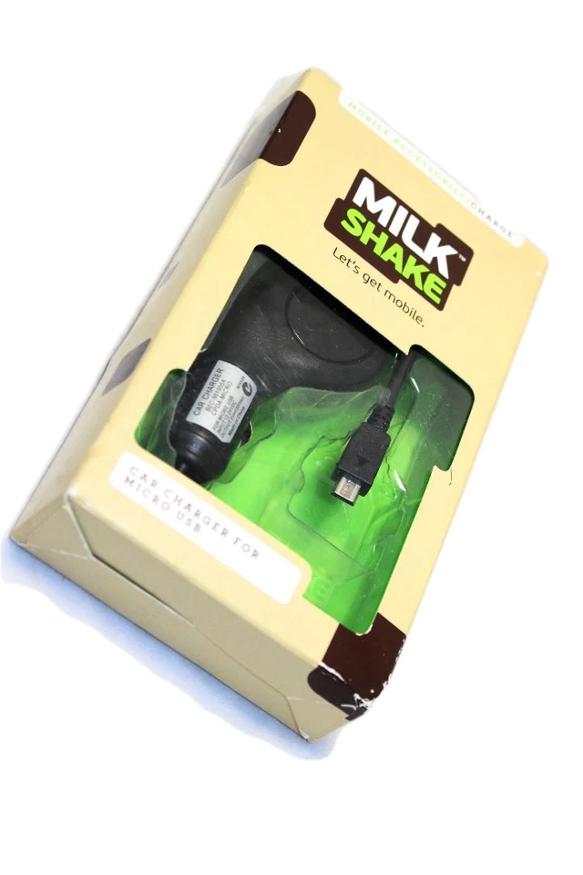 Milk Shake Micro USB Car Charger 1000mAh - Image 1 of 1