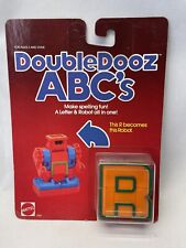 Mattel Double Dooz ABC's Transforming Blocks Letter R-Robot New Vintage 1985