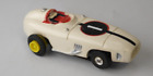 Aurora Thunder Jet TJet Indy Racer No. 1 HO Scale Slot Car White/Creme 1960's