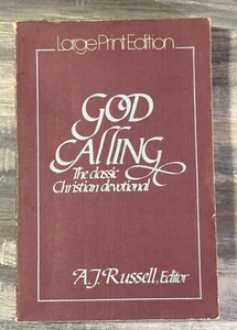 I5  God Calling: Classic Christian Devotional Diary by A. J. Russell LARGE PRINT - Picture 1 of 6