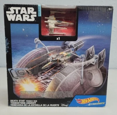 Hot Wheels Starships Star Wars  Death Star Trench Run Play Set NIB Unopened! - Image 1 of 4