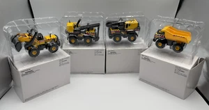 2001 Maisto Hasbro Tonka Trucks! Backhoe, Crane, Bulldozer, And Dump Truck - Picture 1 of 5