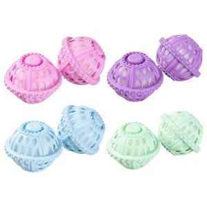 Laundry Balls Pet Hair Collector For Washing Machine Reusable Laundry Lint Catch - Picture 1 of 16