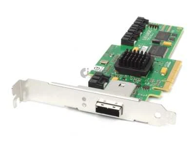25R8071 LSI LOGIC SAS3444E 3GB PCI-E CONTROLLER CARD - SAS3444E, L3-00124-01G - Immagine 1 di 3