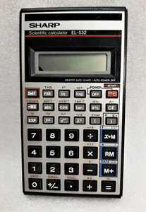 SHARP EL-532 Scientific calculator Sharp corporation, Osaka, Japan, used - Picture 1 of 6