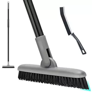 Grout Brush With Long Handle 49'' Tile Cleaner Tool For Shower Bathroom Floors S - Picture 1 of 7