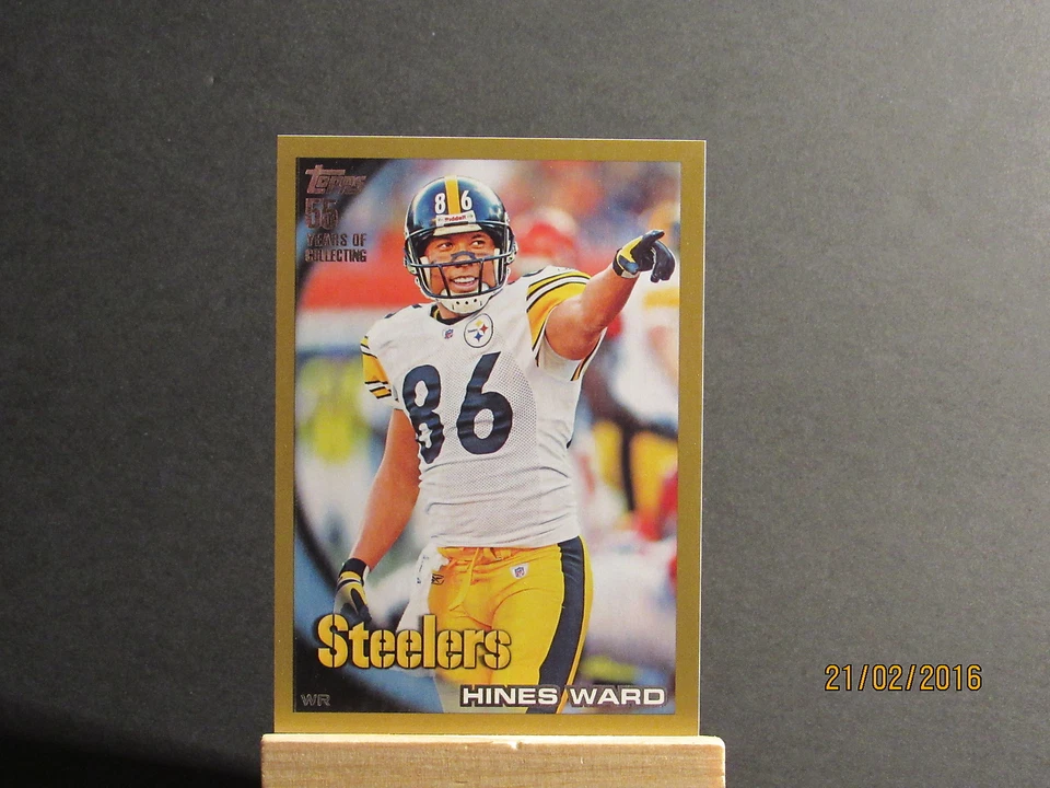 2010 Topps Gold #320 Hines Ward SN 1522/2010 - Image 1 of 1