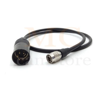 4-pin XLR male to 4-pin male  Hirose adapter cable， for Zoom F4/F8/633/644  - Image 1 of 4