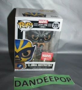 Funko Marvel Collector Corps El Animal Indestructible Lucha-Libre Edition 711 - Picture 1 of 6