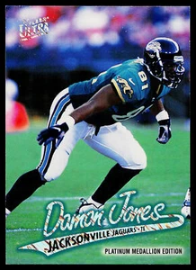 1997 Ultra Damon Jones Platinum Medallion #P336 Jacksonville Jaguars - Picture 1 of 2